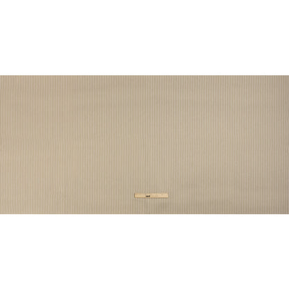 Cotton and Polyester Woven - Fawn Tactile Chalk Stripes - British Imported Full