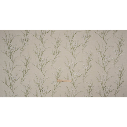 Embroidered Drapery Woven - Hedgerow Prairie Willow - British Imported Full
