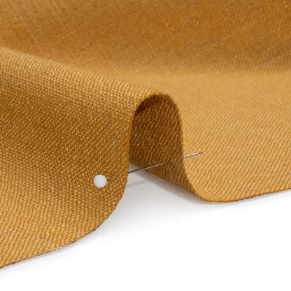 Linen, Viscose and Polyester Woven - Amber - British Imported Detail