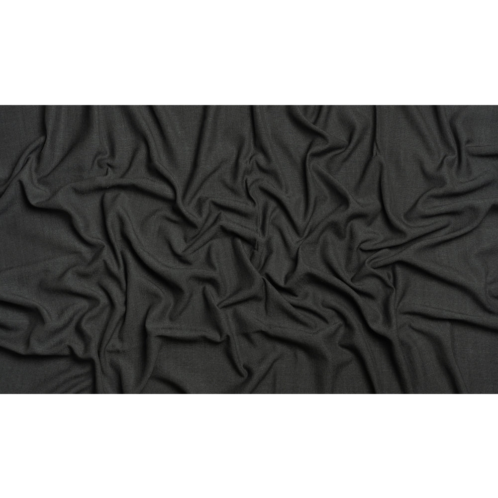 Linen, Viscose and Polyester Woven - Charcoal - British Imported Full