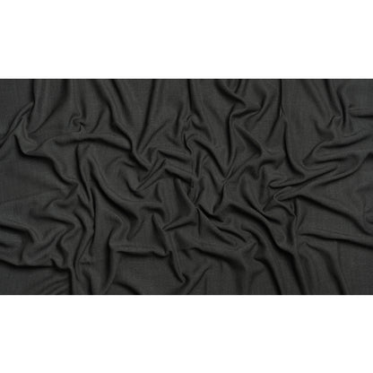 Linen, Viscose and Polyester Woven - Charcoal - British Imported Full