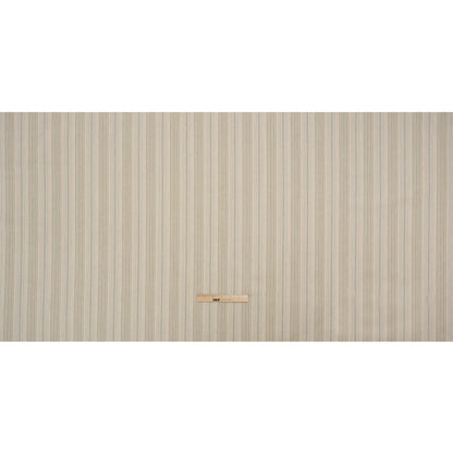 Polyester and Cotton Twill - Moss Barcode Stripes - British Imported Full
