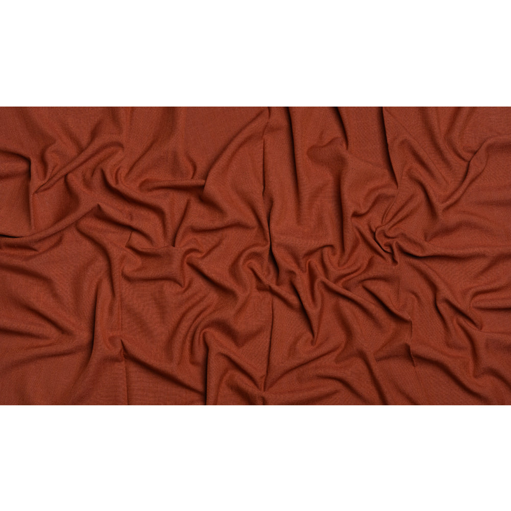 Linen, Viscose and Polyester Woven - Crimson - British Imported Full