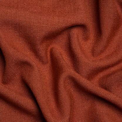 Linen, Viscose and Polyester Woven - Crimson - British Imported