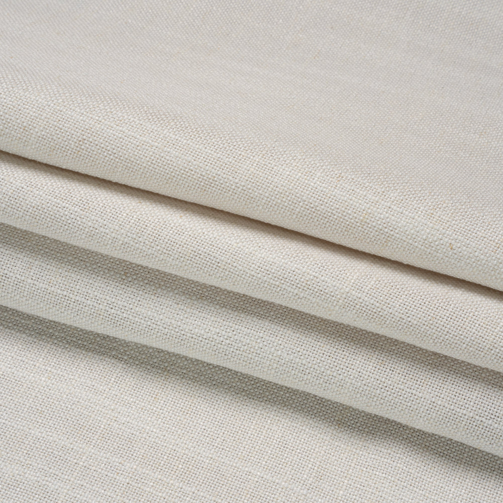 Linen, Viscose and Polyester Woven - Dove Gray - British Imported Folded