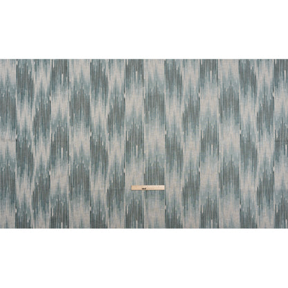 Drapery Jacquard - Peacock Ikat Stripes - British Imported Full