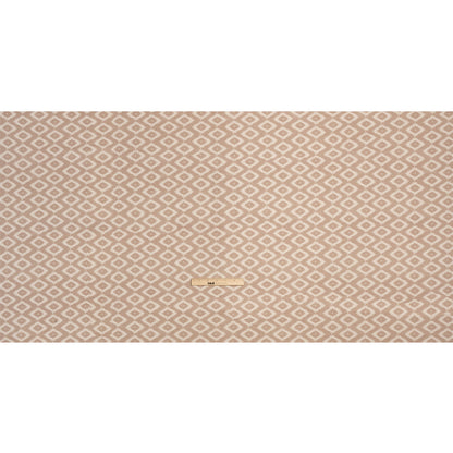 Cotton and Linen Canvas Print - Rose Diamonds and Dots - British Imported Full