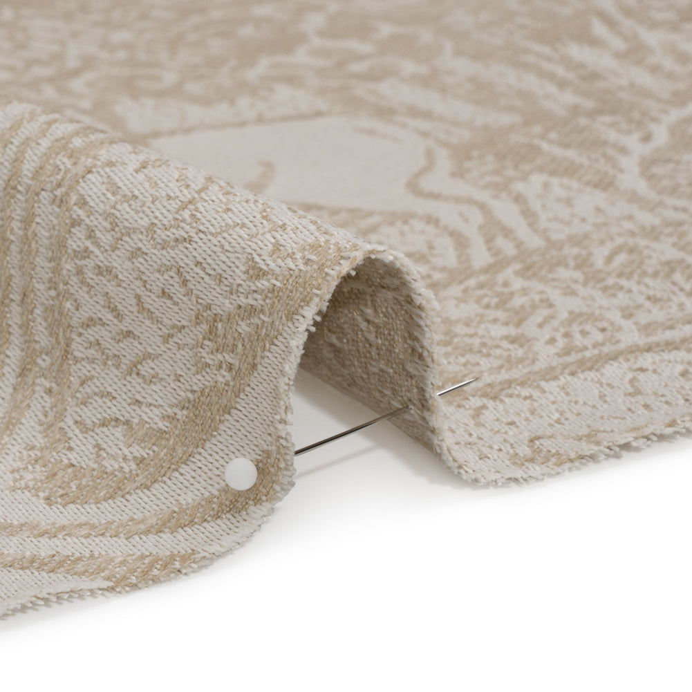 Drapery Jacquard - Natural Pastoral Scenes - British Imported Detail