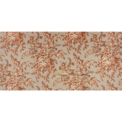 Polyester Microvelvet Print - Ember Floral - British Imported Full
