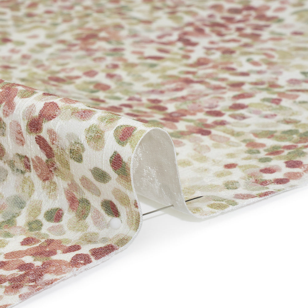 Drapery Jacquard Print - Vintage Bouncing Spots - British Imported - Detail