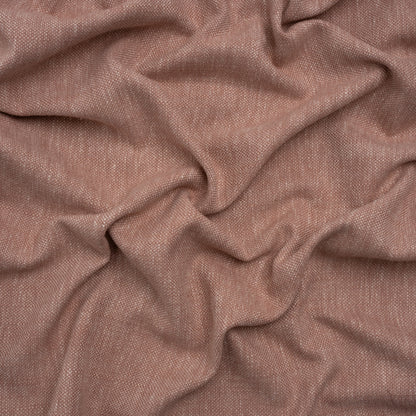 Linen Look Recycled Polyester and Cotton Woven - Blush - British Imported