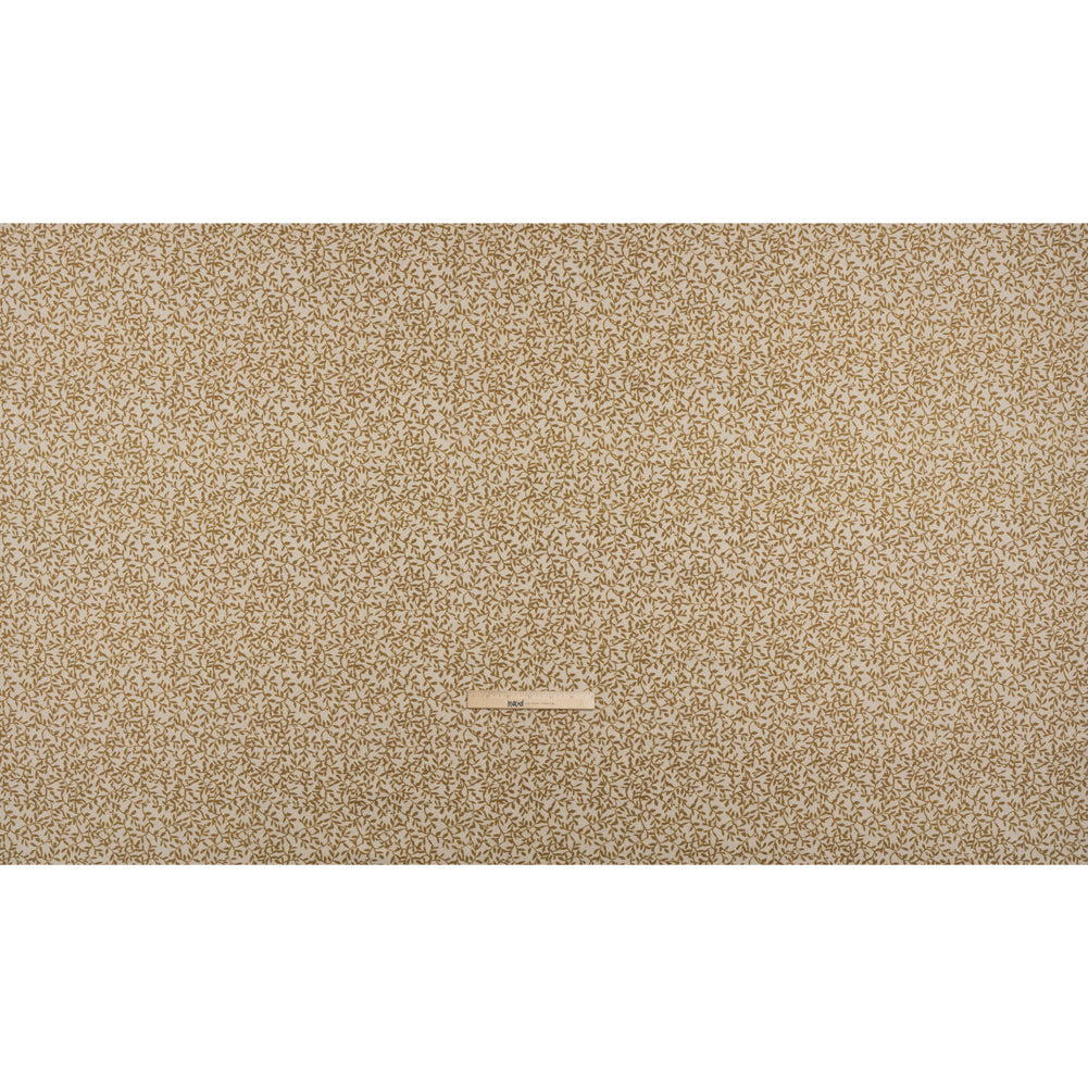 Brushed Cotton and Linen Canvas - Cider Little Vines - British Imported Full