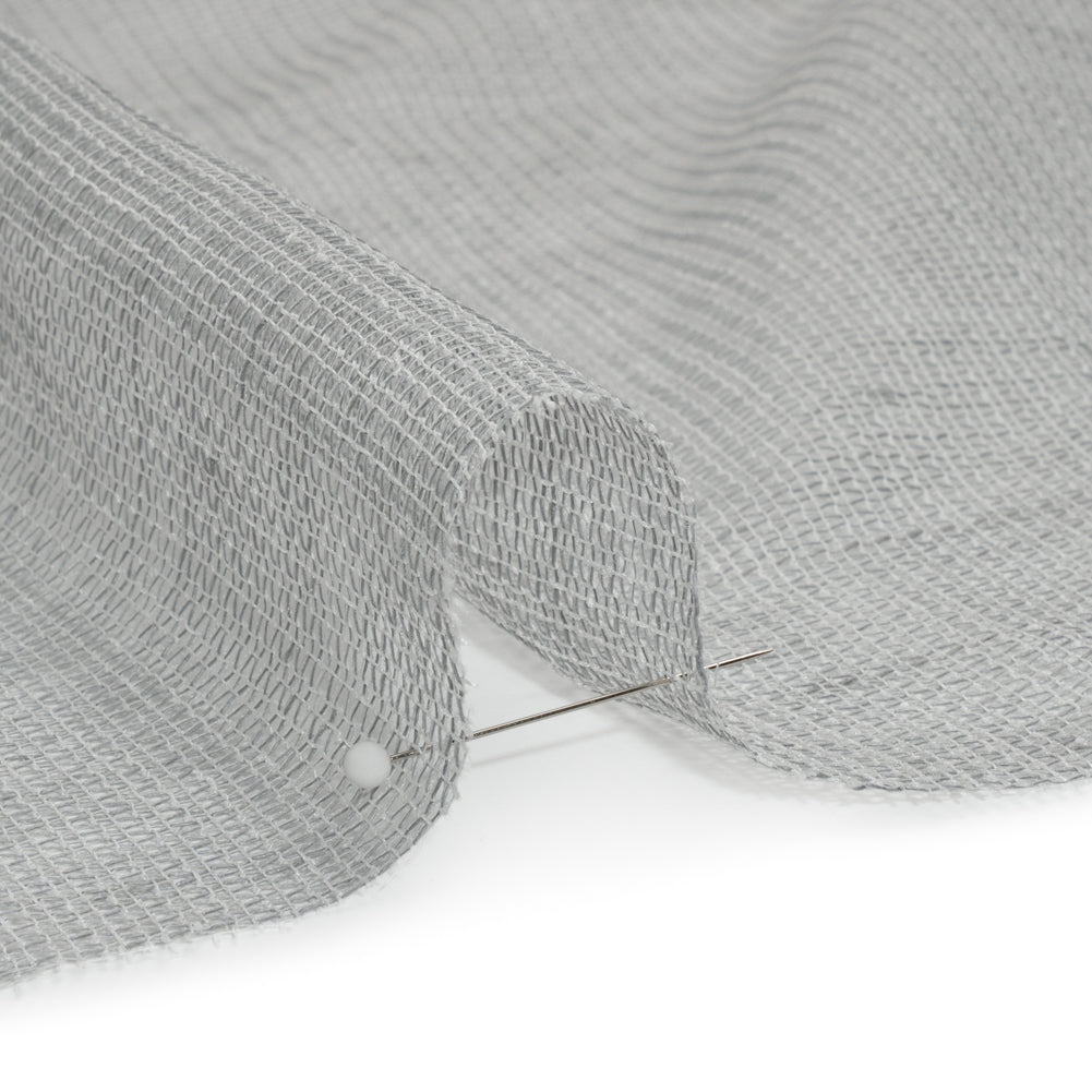 Mesh Drapery Sheers Fabric 118" - Slate - British Imported Detail