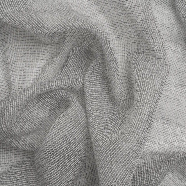 Mesh Drapery Sheers Fabric 118" - Slate - British Imported