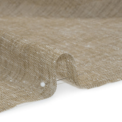 Linen Look Recycled Polyester Drapery Sheers Woven 118" - Olive - British Imported Detail