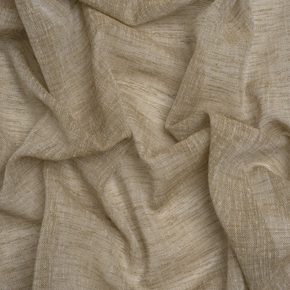 Linen Look Recycled Polyester Drapery Sheers Woven 118" - Olive - British Imported