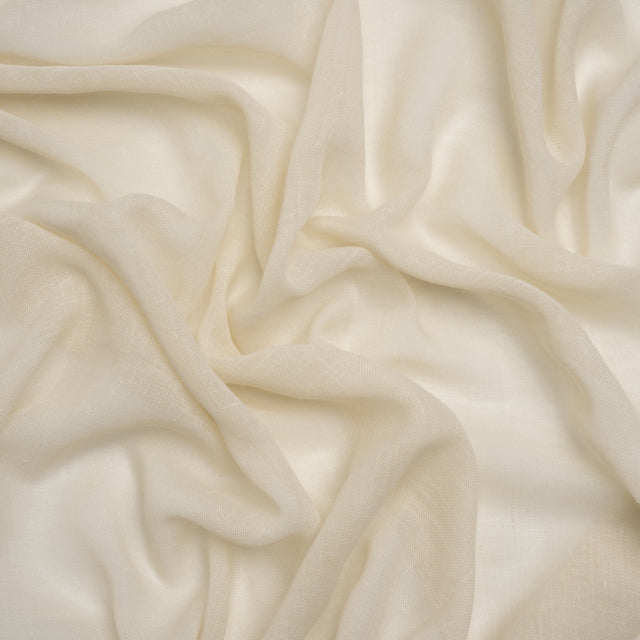 Gauzy Linen Blend Drapery Sheers Woven 118" - Linen - British Imported
