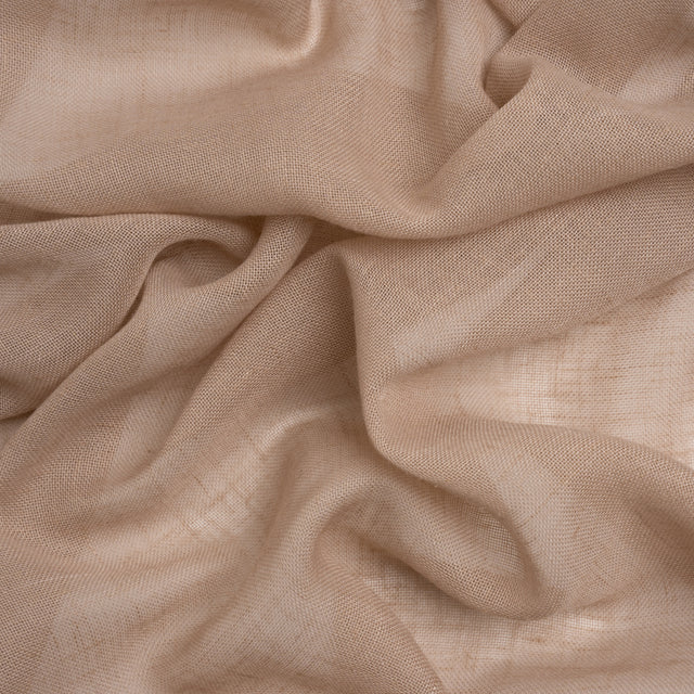 Gauzy Linen Blend Drapery Sheers Woven 118" - Quartz - British Imported