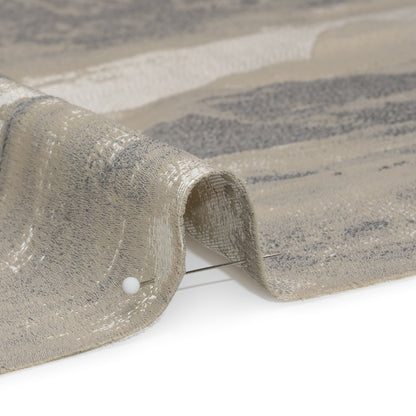 Recycled Polyester Drapery Jacquard - Slate Hazy Landscapes - British Imported Detail