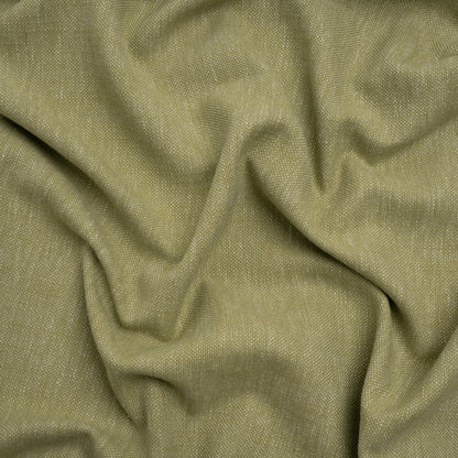 Linen Look Recycled Polyester and Cotton Woven - Pistachio - British Imported
