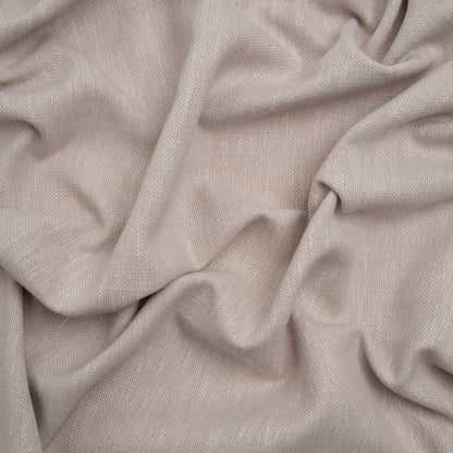 Linen Look Recycled Polyester and Cotton Woven - Shell - British Imported