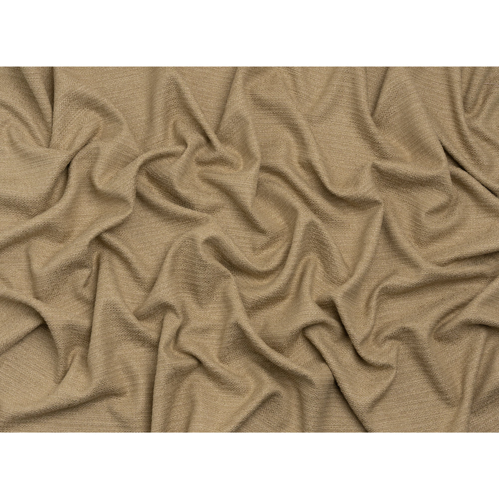 Textured Recycled Polyester Woven - Jute Boucle Stripes - British Imported - Full