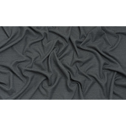Textured Recycled Polyester Woven - Slate Boucle Stripes - British Imported