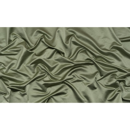 Luminous Textural Recycled Polyester Woven - Sage - British Imported