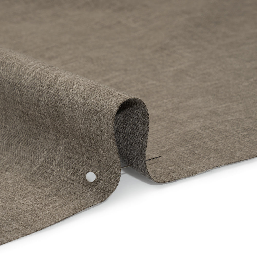 Recycled Polyester Drapery Woven - Fawn - British Imported - Detail