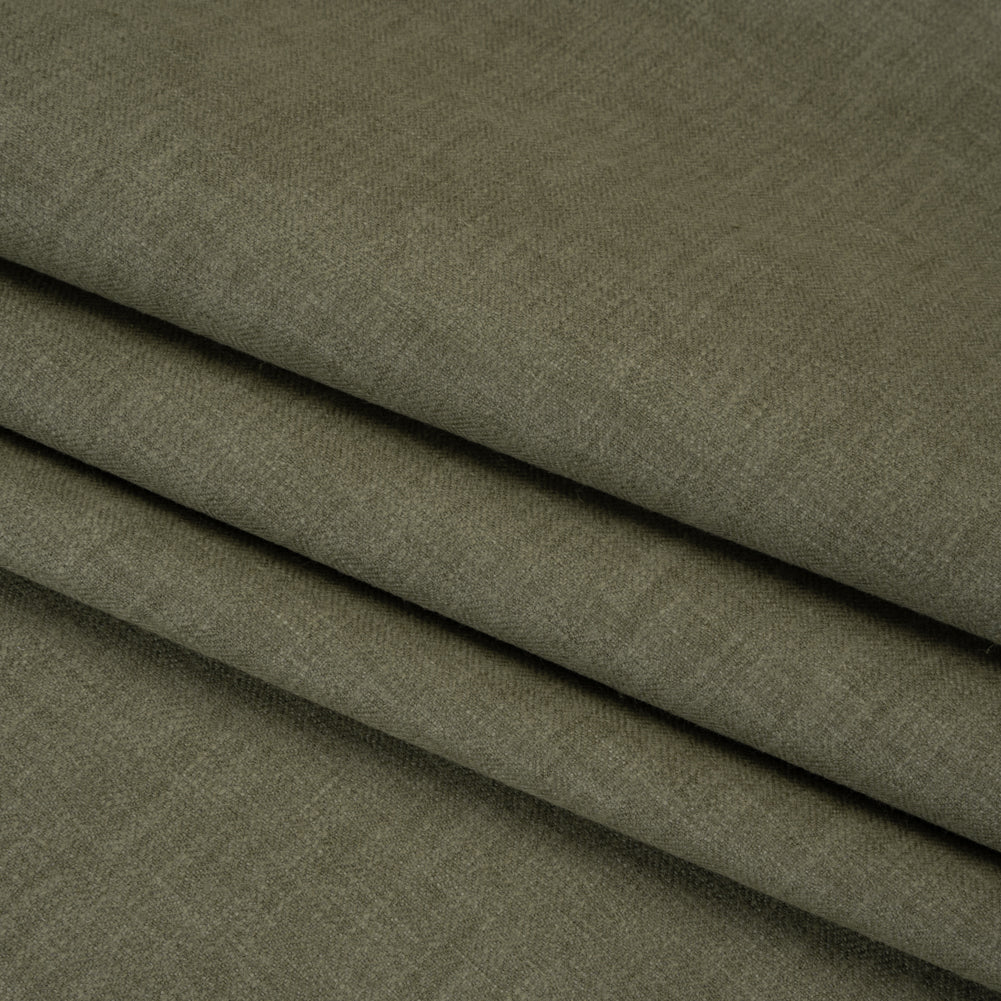 Recycled Polyester Drapery Woven - Fern - British Imported - Folded