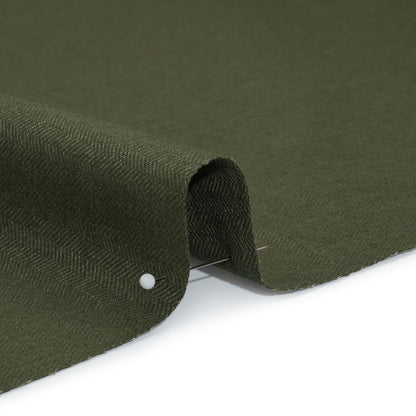 Recycled Polyester Drapery Woven - Olive - British Imported