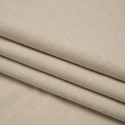 Recycled Polyester Drapery Woven - Sand - British Imported