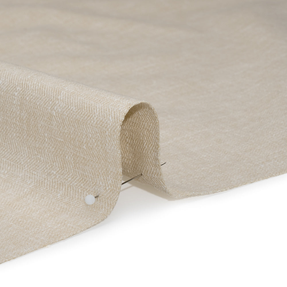 Recycled Polyester Drapery Woven - Sand - British Imported - Detail