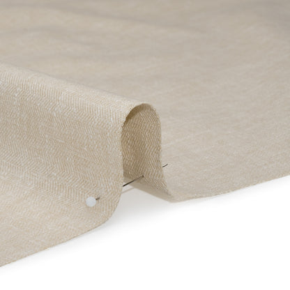 Recycled Polyester Drapery Woven - Sand - British Imported