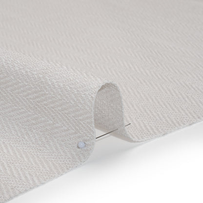 Recycled Polyester Home Decor Twill - Chalk Herringbone - British Imported