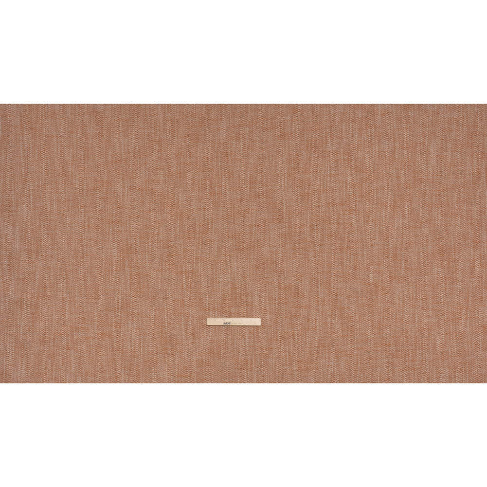 Recycled Polyester Home Decor Twill - Papaya Herringbone - British Imported - Full