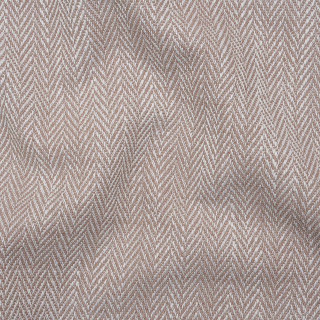 Recycled Polyester Home Decor Twill - Shell Herringbone - British Imported