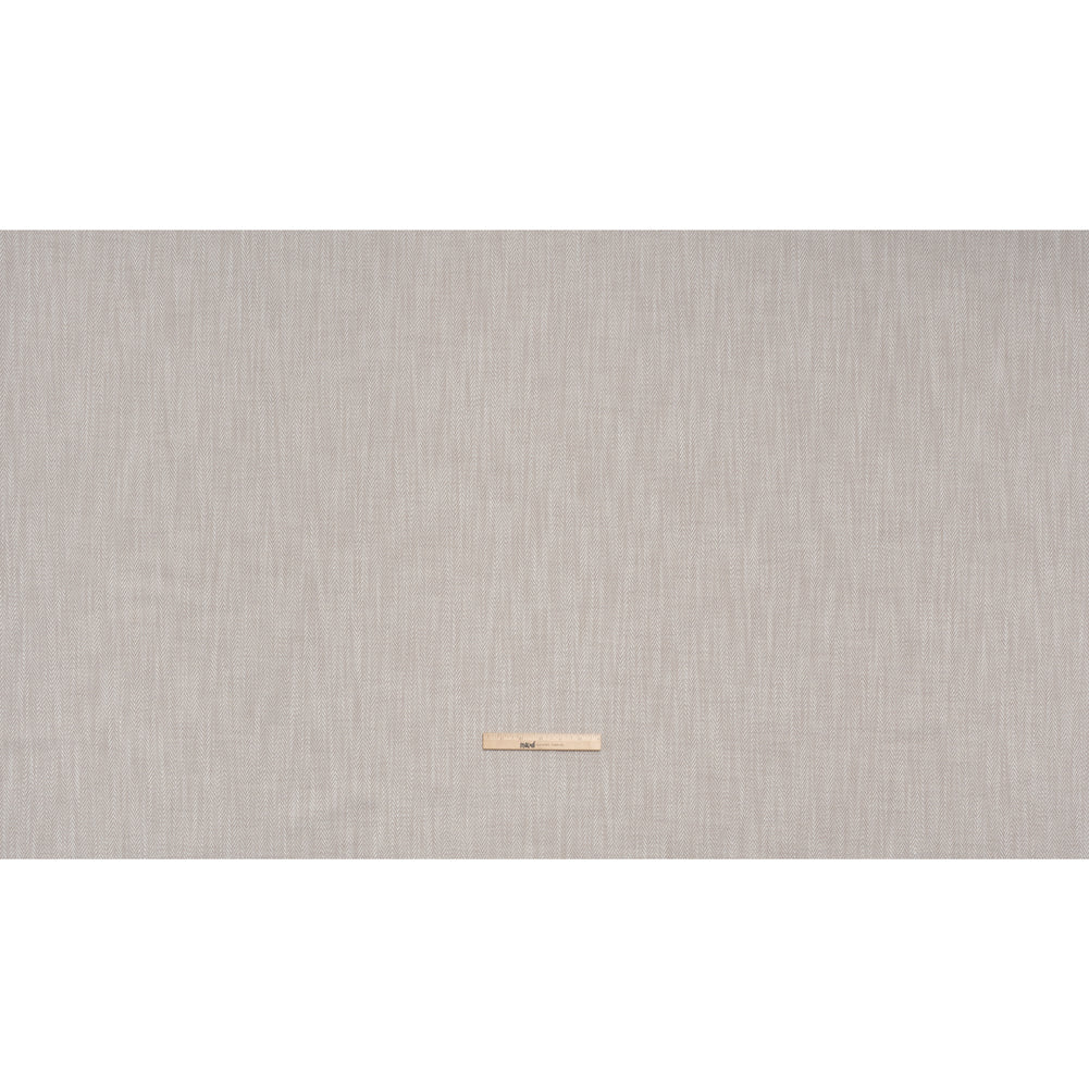 Recycled Polyester Home Decor Twill - Stone Herringbone - British Imported - Full
