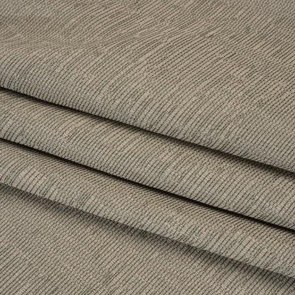 Recycled Polyester and Cotton Drapery Woven - Moss Striations - British Imported