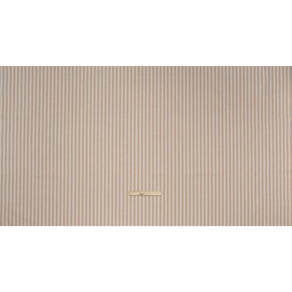 Polyester and Cotton Herringbone Twill - Dusky Pink Stripes - British Imported Full