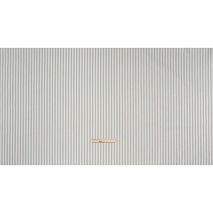 Polyester and Cotton Herringbone Twill - Seafoam Stripes - British Imported Full