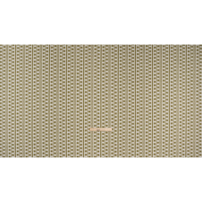 Polyester and Cotton Home Decor Jacquard - Olive Ikat Squares in Stripes - British Imported Full