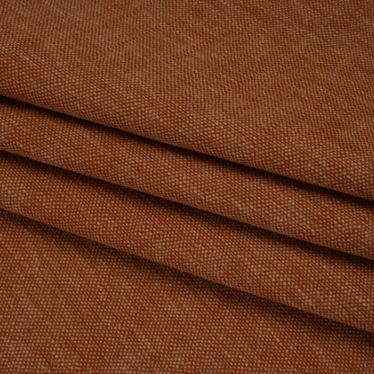 Slubbed Recycled Polyester Home Decor Woven - Ginger Heathered - British Imported