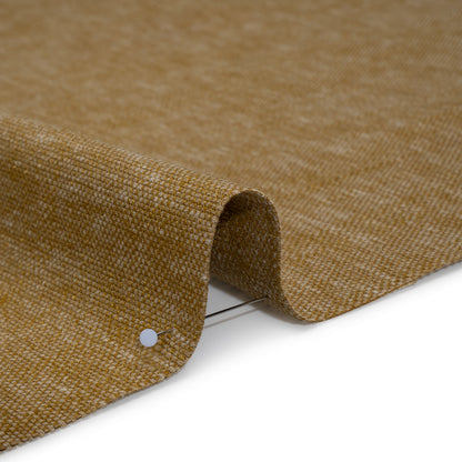 Slubbed Recycled Polyester Home Decor Woven - Maize Heathered - British Imported