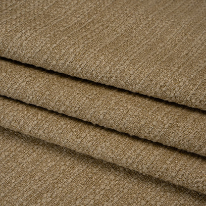 Recycled Polyester Slubbed Boucle Woven - Jute - British Imported