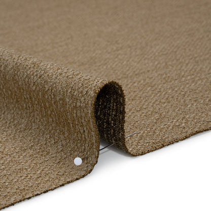 Recycled Polyester Slubbed Boucle Woven - Jute - British Imported
