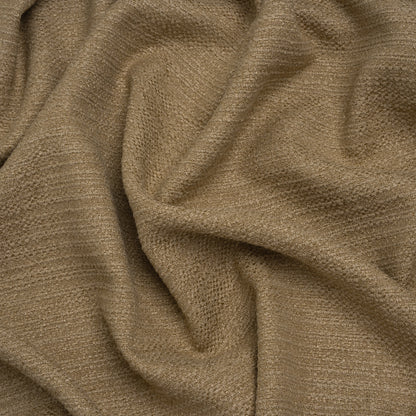 Recycled Polyester Slubbed Boucle Woven - Jute - British Imported