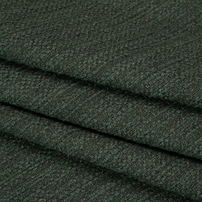 Recycled Polyester Slubbed Boucle Woven - Kingfisher - British Imported