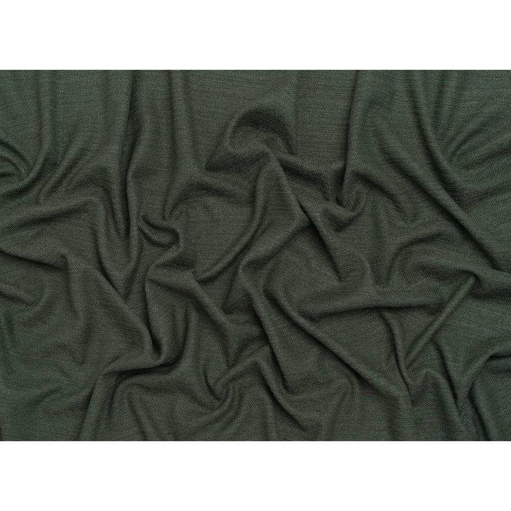 Recycled Polyester Slubbed Boucle Woven - Kingfisher - British Imported - Full