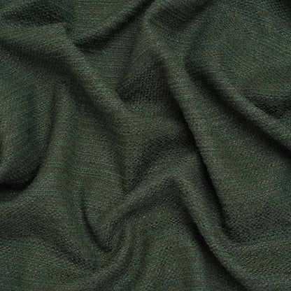 Recycled Polyester Slubbed Boucle Woven - Kingfisher - British Imported